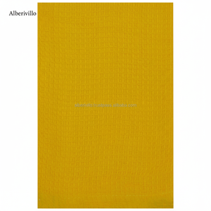Essuie-mains de cuisine en coton gaufré essuie-tout de Noël lavables au design personnalisé torchons de golf jaunes pliables - Product Image 1