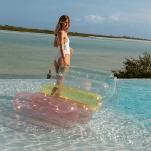 Personnalisé durable PVC gonflable arc-en-ciel tube <span class=keywords><strong>lilo</strong></span> <span class=keywords><strong>piscine</strong></span> flottant en plastique chaise longue - Product Image 5