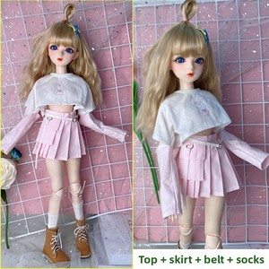 Muñeca de Bambú de 60 cm, Ropa Ye Luoli, Vestido de Novia BJD, Uniforme Escolar, Zapatos Loli, Vestido Doris, Disfraz de Princesa - Product Image 3