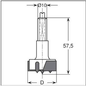Herramienta de perforación de metal de 18 mm de diámetro, cono Cat50, cabezal de 40 mm, longitud de corte de 20 mm, estría recta - Product Image 2