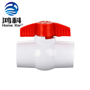 Compression filetée pneumatique de pp d'irrigation de l'eau 1/2 pouces 3/4 pouces OEM de robinet à tournant sphérique de PVC UPVC - Product Image 4