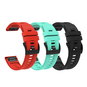 Bracelet de montre en silicone sport imperméable RYB 22 mm pour <span class=keywords><strong>Garmin</strong></span> Fenix/<span class=keywords><strong>Forerunner</strong></span>/Instinct, bracelet de montre de remplacement durable pour homme - Product Image 4