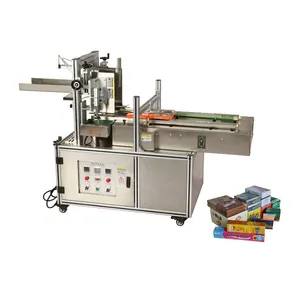 Auto feeding gluing food grade SUS304 stainless paper box packing machine for food industry restaurant tissue paper box