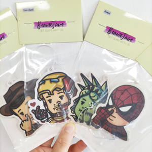 최소 수량 없음 OEM 인기 판매 맞춤형 자동차 모양 차량용 방향제 다양한 향 포함 종이 포장 - Product Image 6