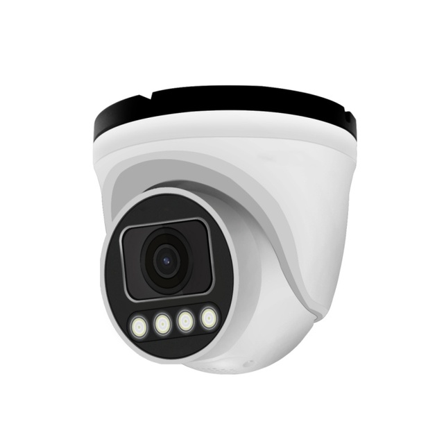 8MP AI Humanoid Vehicle Detection POE Dome Network Camera Indoor Outdoor Audio Night Vision Cloud Data 4K Resolution