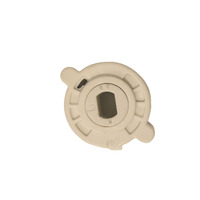 Charnière à amortisseur rotatif à fermeture douce hydraulique en plastique moulé par injection pour couvercle de siège de toilette, couleur personnalisée, finition de surface découpée