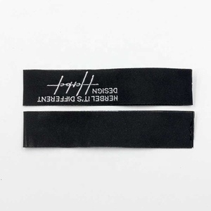 Damask kích thước cổ nhãn thẻ cho quần áo quần áo Điều Dưỡng nhãn tùy chỉnh dệt Nhãn quần áo có thể giặt giày Polyester phụ nữ - Product Image 4