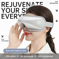 2025 vente chaude Double couche Acupoint Massage Relax lunettes chaleur intelligente Airbag Vibration-haute qualité pratique masseur pour les yeux