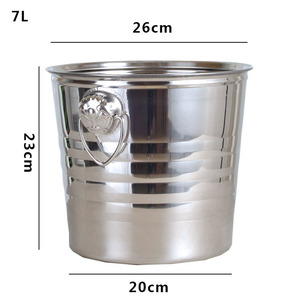 Refroidisseur à <span class=keywords><strong>vin</strong></span> en acier inoxydable portable personnalisé, capacité de 3L, 5L, 7L, pour les fêtes, le stockage de bière et de champagne - Product Image 6
