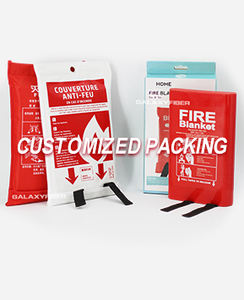 Сертифицированное асбестовое противопожарное одеяло из стекловолокна для дома для аварийного выживания и пожаротушения - Product Image 6