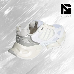Adidas XLG Runner 'White' Chunky Mesh Sneakers White Round Toe Lace-up Breathable All Seasons Walking Shoes - Product Image 4