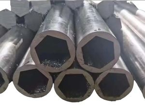 Tubos de carbono triangulares de limón ST37 <span class=keywords><strong>ST52</strong></span> para tubería de perforación de aceite maquinaria agrícola tubo de acero de eje de toma de fuerza ovalado Hexagonal octogonal - Product Image 2