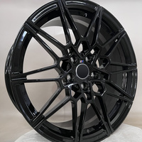 Nouvelles jantes en alliage d'aluminium forgé 6061 T6, design Hyper Black Mesh, pressées 12000T, certifiées TUV JWL VIA Std S2-00012, 18-23 pouces, personnalisées