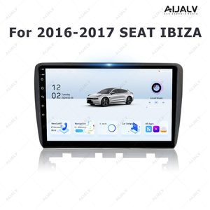 Aijia Oferta Especial Marco Estéreo para Radio de Coche de 9 Pulgadas para <span class=keywords><strong>SEAT</strong></span> <span class=keywords><strong>IBIZA</strong></span> 2016-2017 Unidad Principal 2DIN Modificación de Tablero Pantalla BT Carplay - Product Image 2
