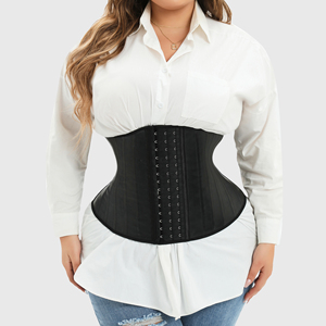 KSQ – gaine de taille en Latex pour femmes, 25 pièces en acier, Corset d'entraînement pour la perte de poids - Product Image 4
