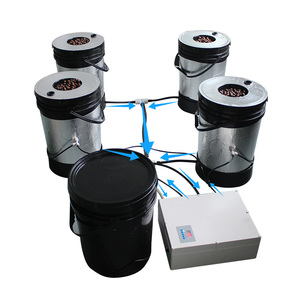 Ricircolo di aeroponic sistema di 5x5 gallone secchio Rotondo. <span class=keywords><strong>Cloner</strong></span> secchio sistemi di coltivazione idroponica su ordine accettabile - Product Image 3