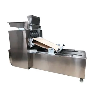 Máquina formadora de galletas crujientes de melocotón comercial de alto rendimiento Línea de producción automática de pasteles de nuez y galletas pequeñas y suaves