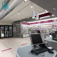 Conception et construction professionnelles de pharmacies, service de rénovation de pharmacies tout-en-un, solution de décoration complète du magasin