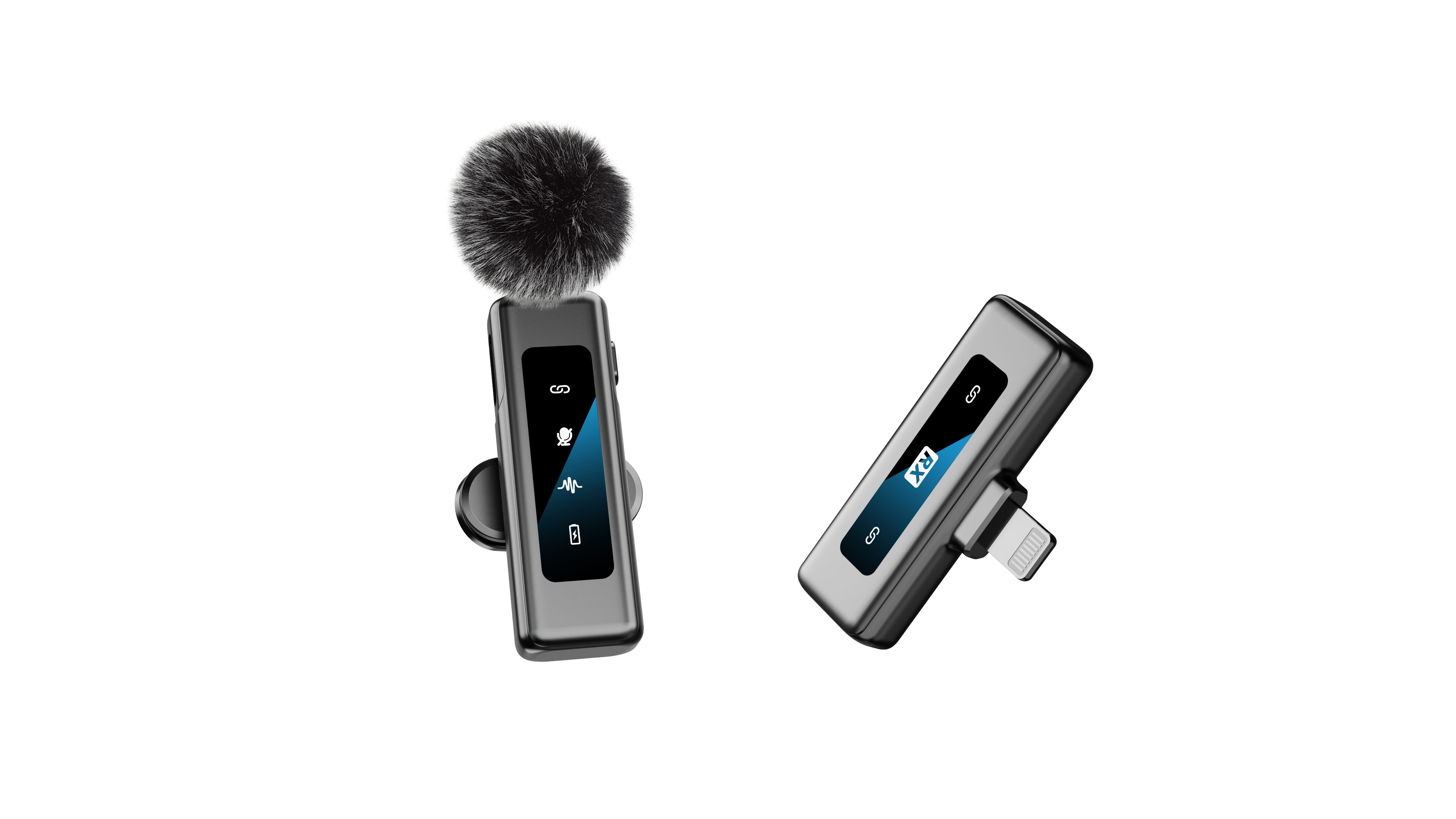 ไมโครโฟนเดี่ยวสีดำ