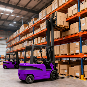 <span class=keywords><strong>3</strong></span>吨海力电动叉车多向侧移智能自动站立式驾驶堆高车，具有CE认证 - Product Image 3