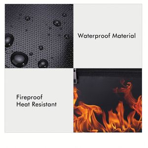 Large Capacity Multi-function Storage <b>Bag</b> with Safe Zipper Closure Fire Water Resistant Material Collection <b>Bag</b> - Product Image 3