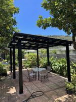 Système de carport commercial en aluminium avec toit en polycarbonate, auvent de stationnement robuste, fabricant OEM de carports