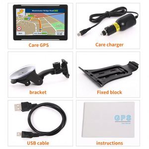 หน้าจอสัมผัสแบบ Capacitive ขนาด 7 นิ้ว ระบบนำทาง GPS สำหรับรถบรรทุกแบบพกพา ความจุ 256MB 16G พร้อมแผนที่โลกฟรี - Product Image 6