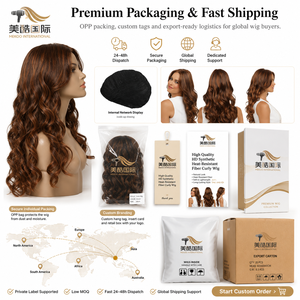 <span class=keywords><strong>Perruque</strong></span> brésilienne bouclée, mélange de cheveux vierges Remy et de fibres thermiques, qualité contrôlée, 22-30 pouces, pour la vente en gros aux salons et l'approvisionnement sous marque privée - Product Image 5
