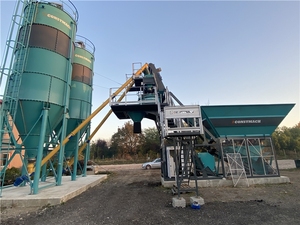 Planta Mezcladora de Concreto Compacta Constmach de 30 M3/h de Capacidad, Lista para Entrega, con Certificación CE ISO9001, Garantía de 2 Años - Product Image 3