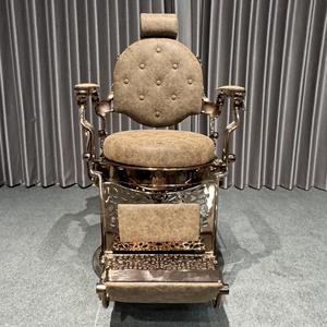 Gül altın kol dayama Styling kuaför Retro şık kral güzellik klasik hidrolik mobilya kuaför berber berber koltuğu - Product Image 5