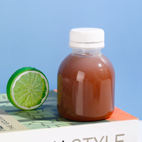 Bouteilles de jus de qualité alimentaire rempli à chaud PP HDPE bouteille d'emballage de yaourt de jus avec bouchons inviolables conteneur de boisson de remplissage à chaud