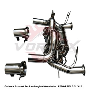 ระบบท่อไอเสียแบบวาล์ว Vortex SS304 สำหรับ Lamborghini Aventador LP770-4 SVJ 6.5L V12 ระบบปรับแต่งสมรรถนะแบบติดตั้งได้โดยตรง - Product Image 3