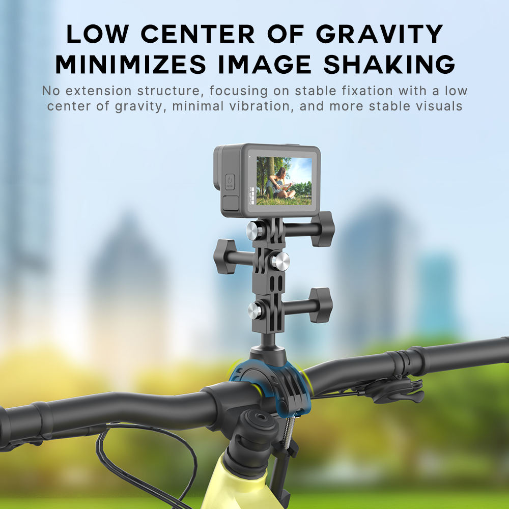 HONGDAK Quick Release Super Clamp Mount Tube Seat Rod/Bicycle Handlebar Stand for GoPro Hero 13/12/11For DJI Action Camera