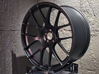 Nuevas Ruedas Forjadas de Alta Presión de Aleación de Aluminio 6061-T6 de 15-26 Pulgadas, 20mm/30mm ET, PCD 112mm, Alto Rendimiento, Acabado Negro de Lujo