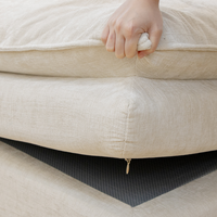 Modernes Weißes L-förmiges Modulares Verstellbares Polstersofa-Set Komfortable Wohnzimmermöbel für Hotel- und Villennutzung