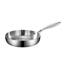 Wok antiadhésif en acier inoxydable de qualité alimentaire, ustensile de cuisson professionnel durable pour la cuisine domestique et les restaurants, idéal pour les sautés quotidiens