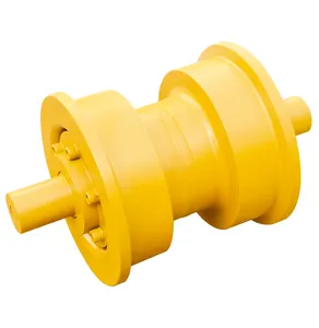 Mitsubishi BD2G Yellow BD2G Bulldozer Spare Parts Track Lower Roller/bottom Track Smooth BD2G Bottom Roller Online Support