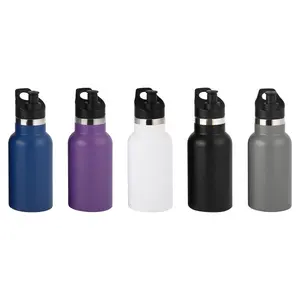 BPA Free 350ml cá nhân trẻ em sử dụng thép không gỉ cách nhiệt chai nước với nắp