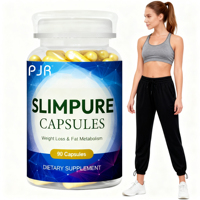 Capsules amincissantes en usine contrôle l'appétit de l'abdomen plat métabolisme des graisses désintoxication plus rapide et soin de la peau supplément de brûleur de graisse