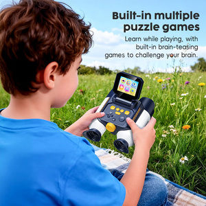 Jumelles professionnelles pour enfants, <span class=keywords><strong>vision</strong></span> nocturne HD 1080P, zoom 10X, écran IPS 2,4 pouces, kit d'observation de la nature, aventure en plein air - Product Image 5