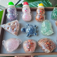 Artisanat en Cristal Naturel : Animaux en Améthyste, Tortues Bébé en Quartz Rose Poli, Jouets Squishies pour la Guérison, Cadeau et Décoration
