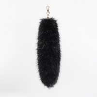 Porte-clés en forme de queue de renard - Couleurs personnalisables, fourrure animale de haute qualité, peluche douce et moelleuse