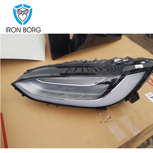 Per il 2015-2022 <span class=keywords><strong>Tesla</strong></span> <span class=keywords><strong>Model</strong></span> <span class=keywords><strong>X</strong></span> MX gruppo paraurti anteriore parafango pannello ala cappuccio fari a LED fari ventola di raffreddamento del radiatore fari - Product Image 4