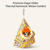 Nid en coton pour petits animaux Sugar Glider, sac de couchage en forme de dôme Sushi