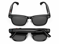 Lunettes Intelligentes avec Caméra 4K 2026, Assistant IA, Enregistrement, Reconnaissance, Traduction, Étude, Travail, Photo 13MP, Audio Double Haut-parleur