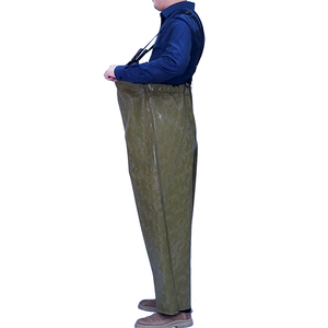 Pantalones largos al por mayor, delantales de trabajo de PVC, trajes de pesca impermeables unisex, pantalones de pesca impermeables - Product Image 3