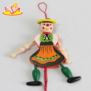 Hot Bán <span class=keywords><strong>Pinocchio</strong></span> Con Búp Bê Treo Bằng Gỗ Kéo Chuỗi Con Rối Cho Trẻ Em W02a051 - Product Image 1