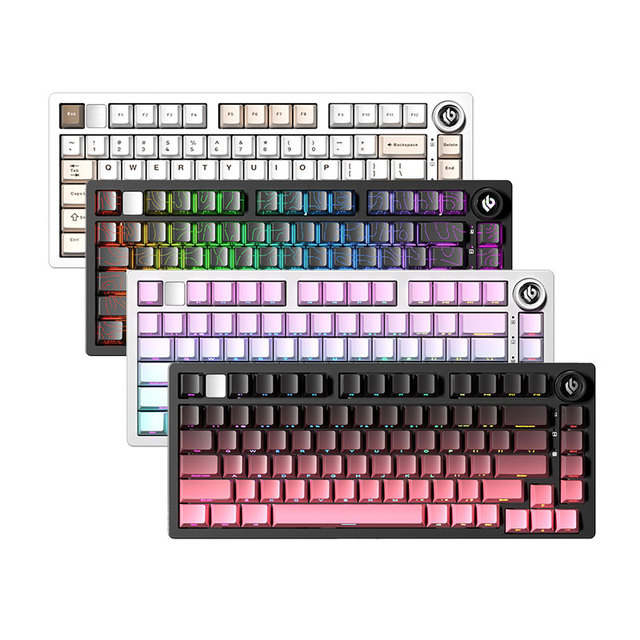 LEOBOG Hi75C Pro Tri-mode Gasket Structure Mechanical Keyboard 75% 81 Keys Aluminum Hot Swappable Gaming Keyboard