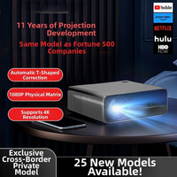 Nouveau projecteur intelligent à haut lumen, connectable au téléphone portable, home cinéma, projecteur ultra HD 4K pour la projection murale dans la chambre