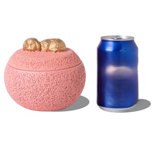 Tempat Tengkurap Hewan Peliharaan Bentuk Planet Semen, Tahan Lama, Ramah Lingkungan, Bulat untuk Anjing dan Kucing - Product Image 6